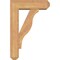 Ekena Millwork Funston Craftsman Smooth Bracket w/ Offset Brace, Western Red Cedar, 5 1/2"W x 16"D x 24"H BKT0604X16X24FST04SWR - alternate 2